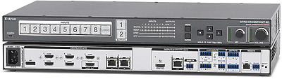 Twisted pair extenders with multiple input formats such as HDMI, DisplayPort, VGA etc.Components