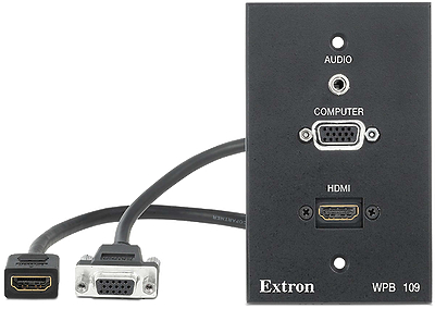 Wall plates for connection, transmitting and receiving of RGB, RGBHV (VGA / SVGA / XGA etc.) and component signals.Components