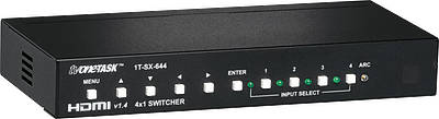 Switch from 2 or more HDMI video inputs to 1 (mirrored on some models) outputs.Components