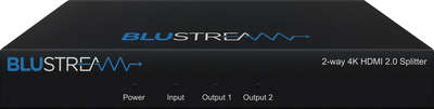Blustream SP12AB-V2 1:2 4K HDMI 2.0 Splitter with Audio Breakout and EDID Management product image