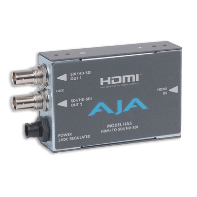 Convert between HDMI and DisplayPort/DVI/SDI and analogue signals Components