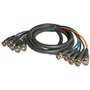 5 BNC RGBHV Mini Coax Cable
