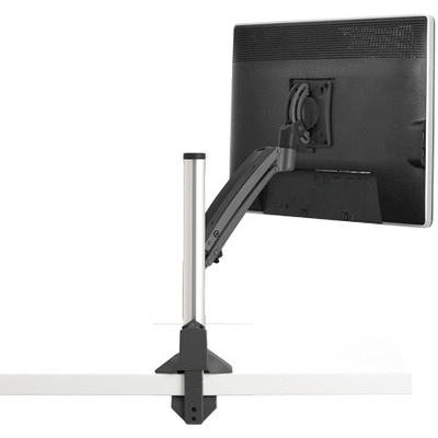 Mounts and brackets to clamp one or more monitors to your desk. Components