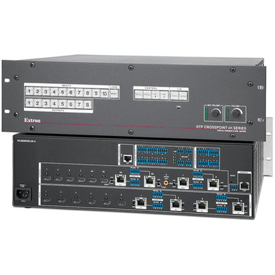 Extron Proprietary AV over Twisted Pair extenders, switchers and amplifiers. Extenders and switchers for HDMI, DVI, DisplayPost and Analogue signals.