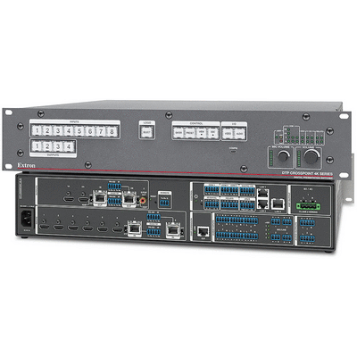 Extron HDBaseT is the industry standard for transmitting Video, Audio and Control sugnals over twisted pair category cables