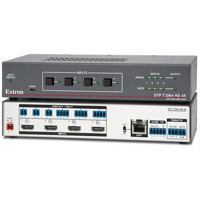 Extron Switchers for multiple AV sources to a single display. HDMI, DVI, SDI, DisplayPort and analogue AV Switchers available.